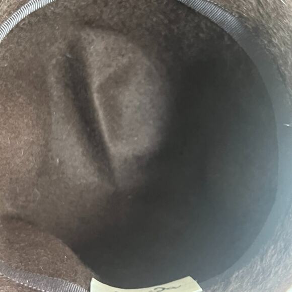 MARIDA Bell Hat Women’s S-M Made In England Fur Felt Vintage - Picture 10 of 14